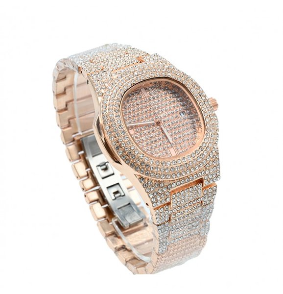 Ceas dama fashion cristale rose gold